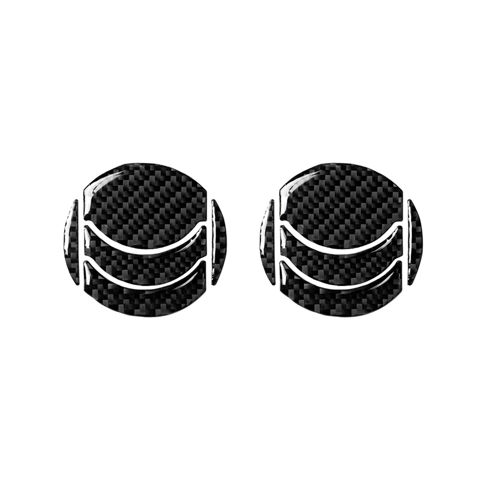 For Nissan 350Z 370Z Z34 2009-2020 Carbon Fiber Interior Trim Sticker Air Outlet Dashboard Vent Cover Car Interior Accessories