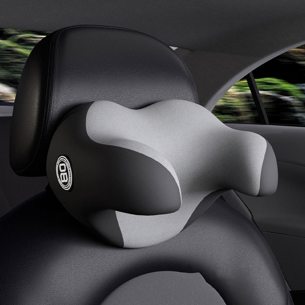 Car Headrest Pillow Memory Foam Auto Interior U-shaped Pillows Head Neck Protector Detachable Cushion Pillow Auto Accessories