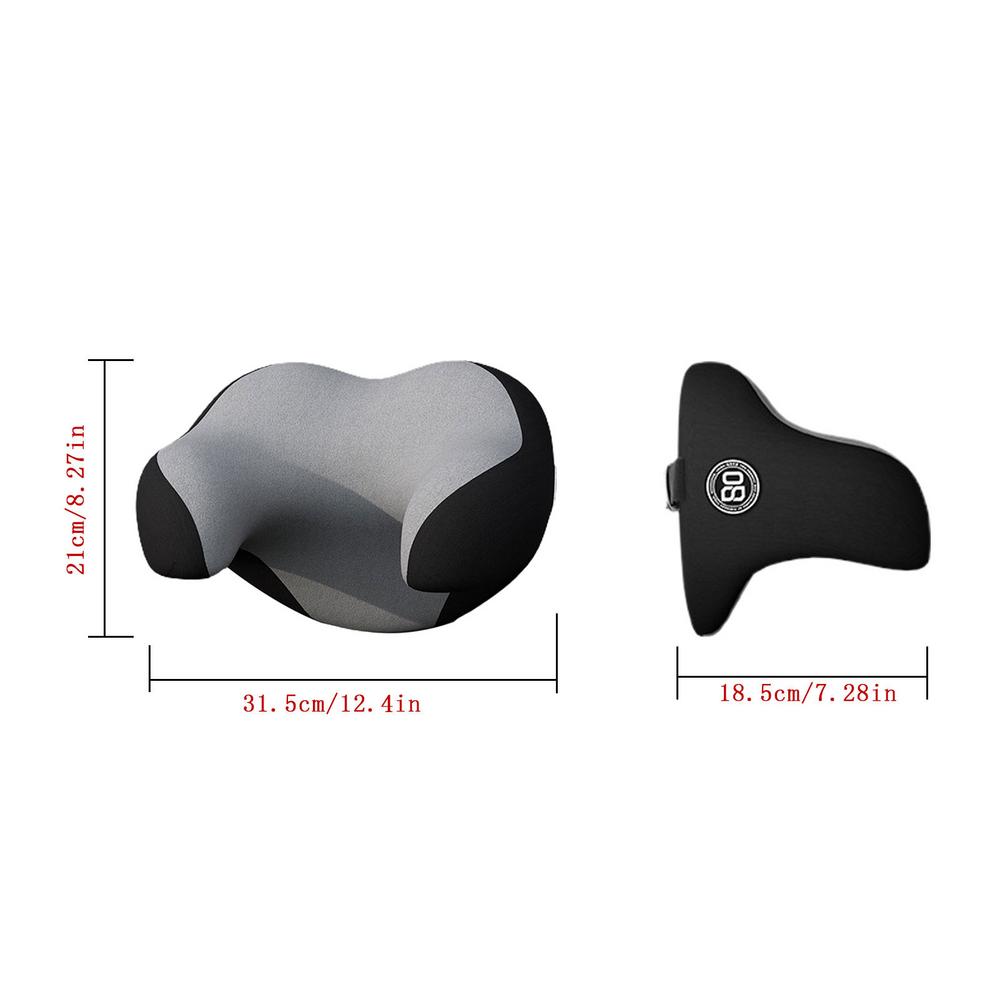 Car Headrest Pillow Memory Foam Auto Interior U-shaped Pillows Head Neck Protector Detachable Cushion Pillow Auto Accessories