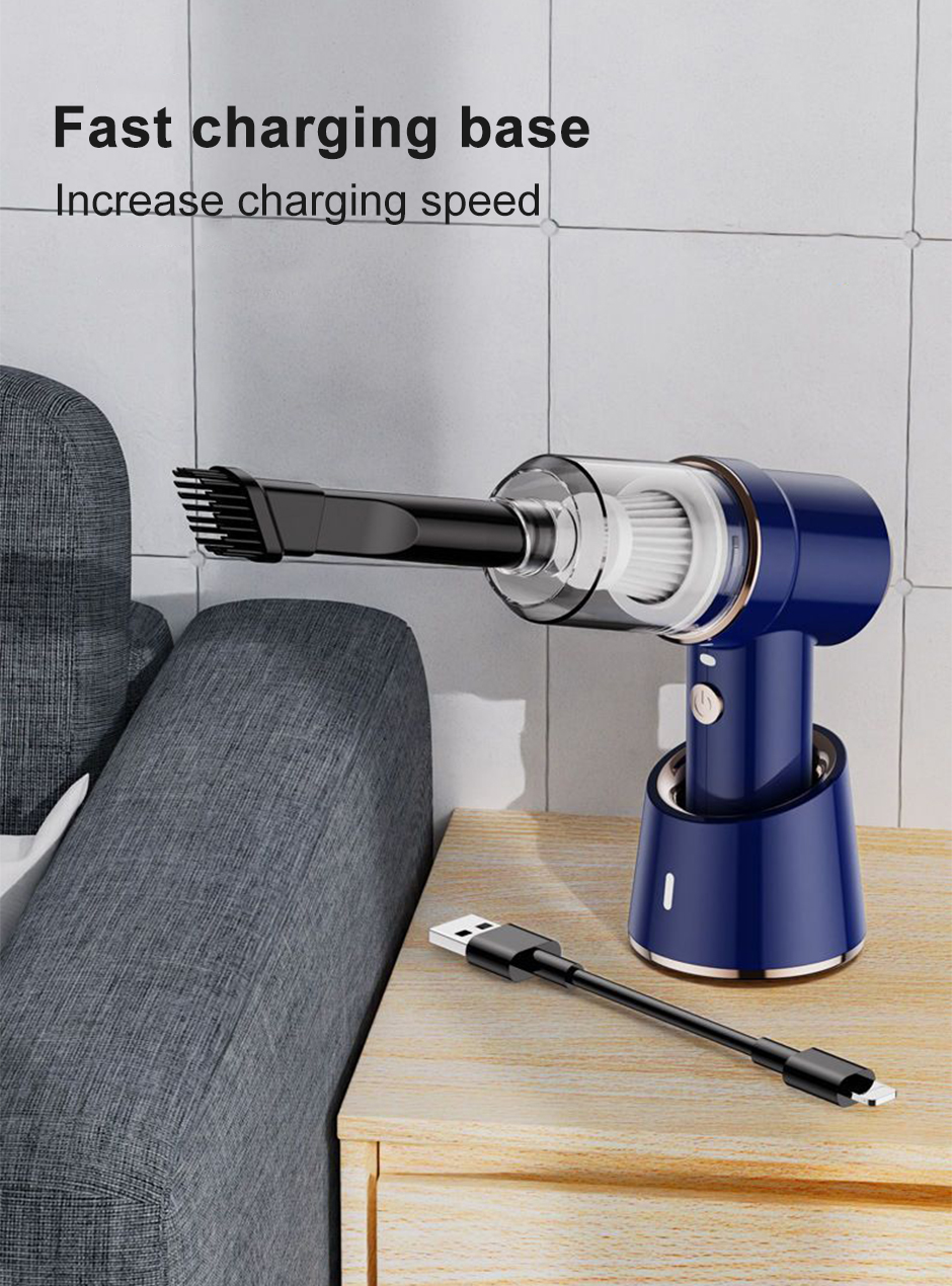 120000Pa Wireless Portable Car Vacuum Cleaner Handheld Mini Vaccum Cleaners For Car Home Desktop Keyboard Cleaning Car Accessory