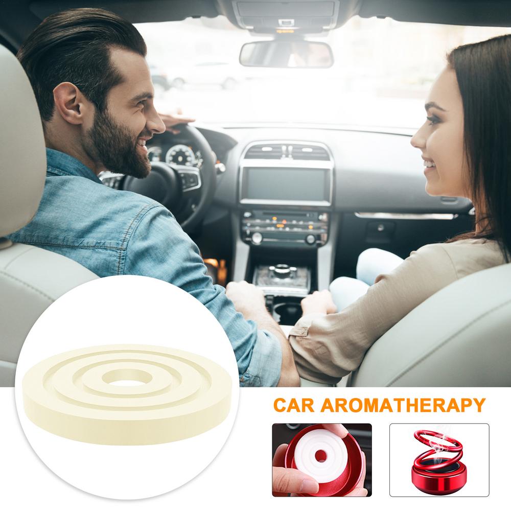 Car Air Freshener Solar Powered Double Ring Rotating Air Cleaner Automobile Interior Perfume Fragrance Diffuser Aromatherapy