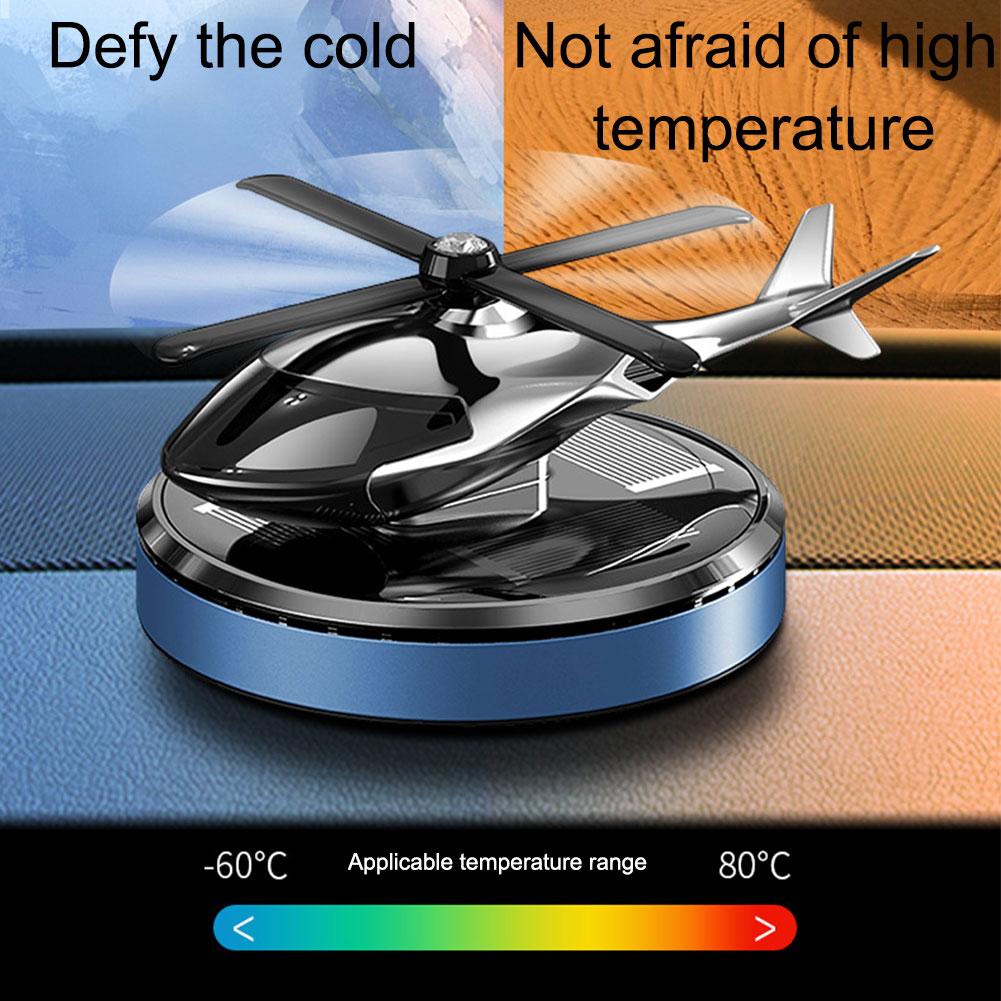Car Solar Perfume Diffuser Car Air Freshener Perfume Car Helicopter Fragrance Ornament Long Lasting Light Scent Decoration