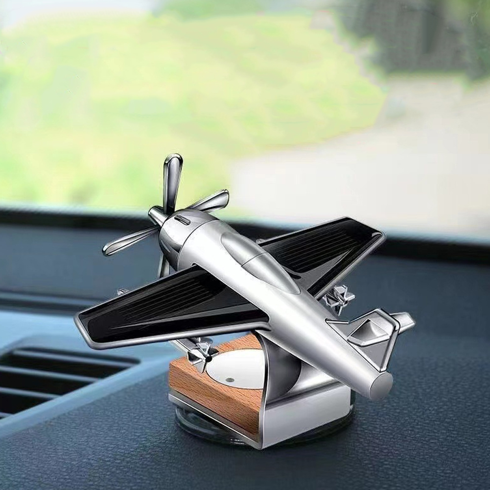 Car Air Freshener Solar Aircraft Decoration Mini Car Perfume Air Freshener Fragrance Car Airplane Ornament Car Accessories