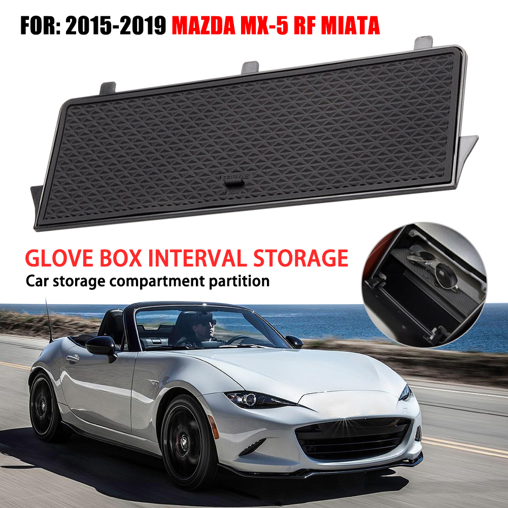 For Mazda MX-5 RF MIATA 2019 Car Center Console Organizer Glove Storage Box Organizers ABS Plastic Glove Box Car Accessories