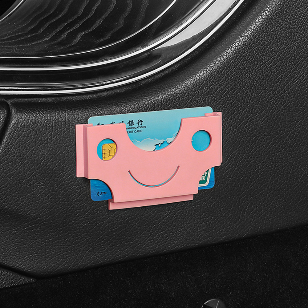 Car Interior Card Holder Multifunctional Portable Card Storage Case Car Organizers Paste Holders Auto Accessories