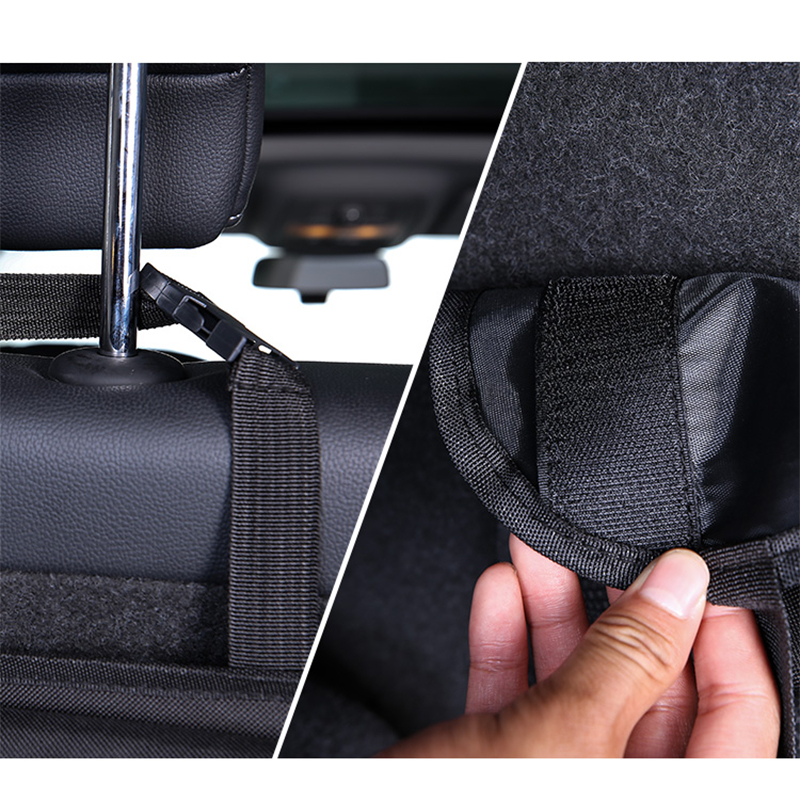 Car Trunk Organizer Adjustable Backseat Storage Bag Net High Capacity Multi-use Oxford Automobile Seat Back Organizers Universal