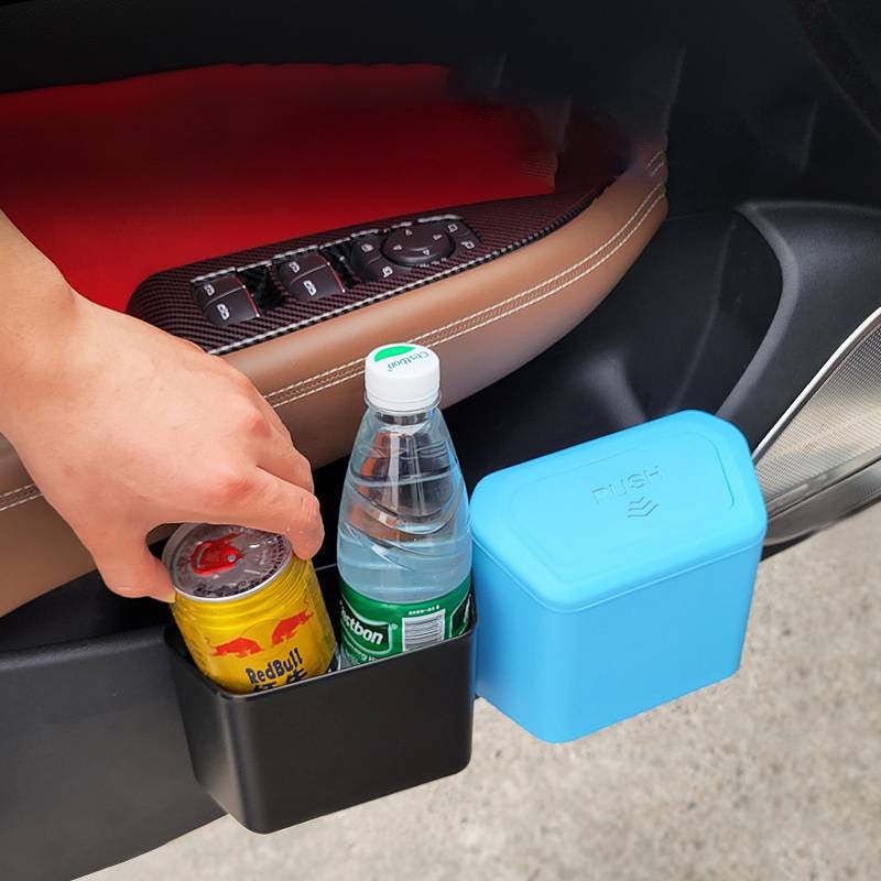 In the car trash bin car creative vehicle general suspension vehicle with trash bag car supplies for storage decoration Uncategorized