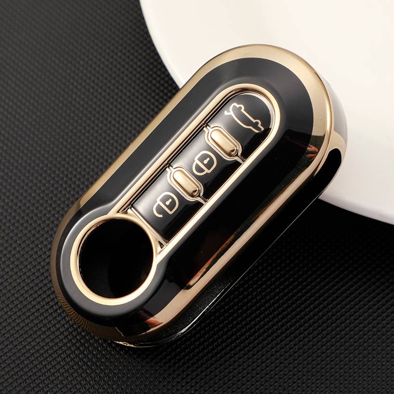 Shell Fob TPU Car Flip Key Case Cover For FIAT 500 Ducato Punto Panda Lancia Musa For Citroen Jumper Peugeot Boxer Accessories