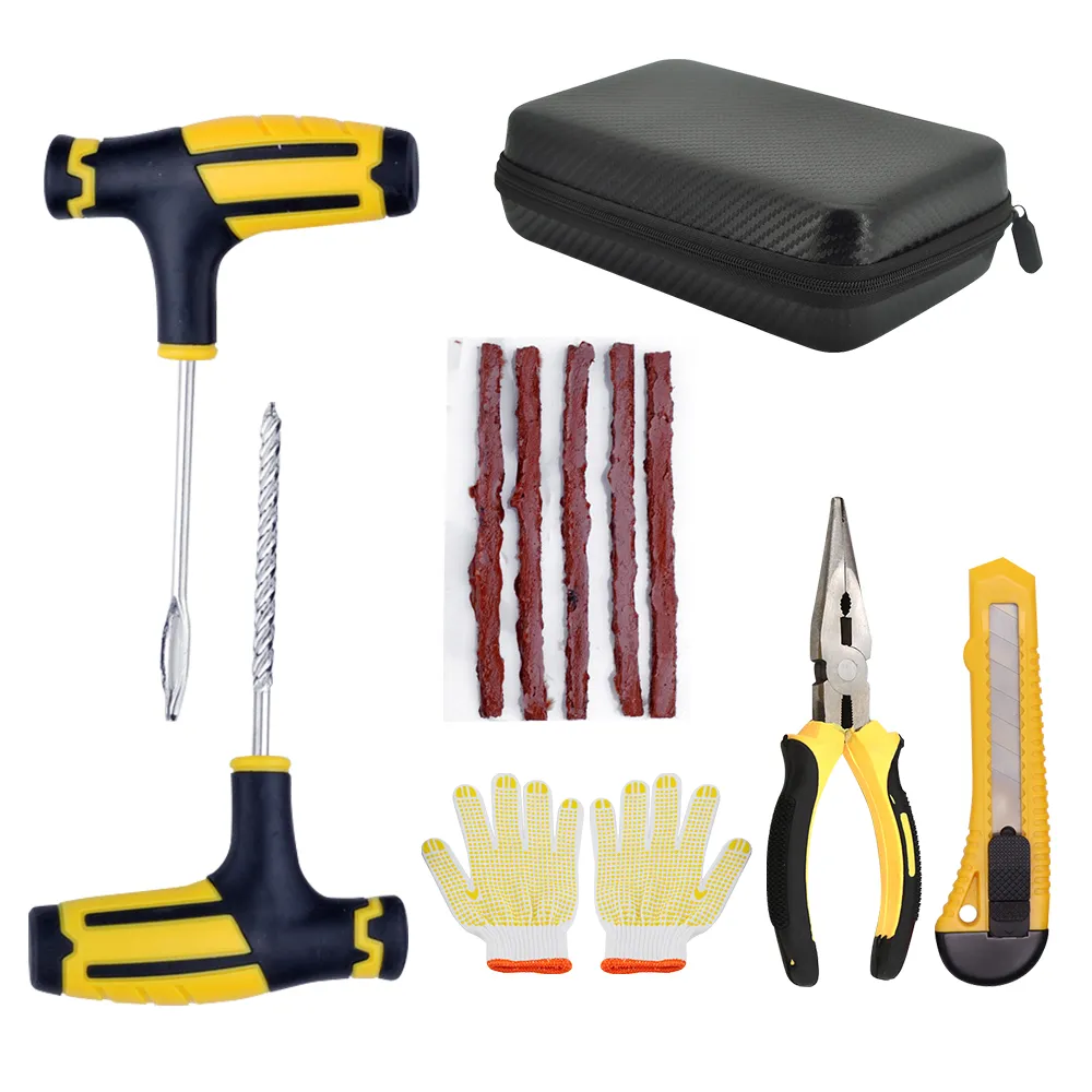 Car Tire Repair Tool Kit