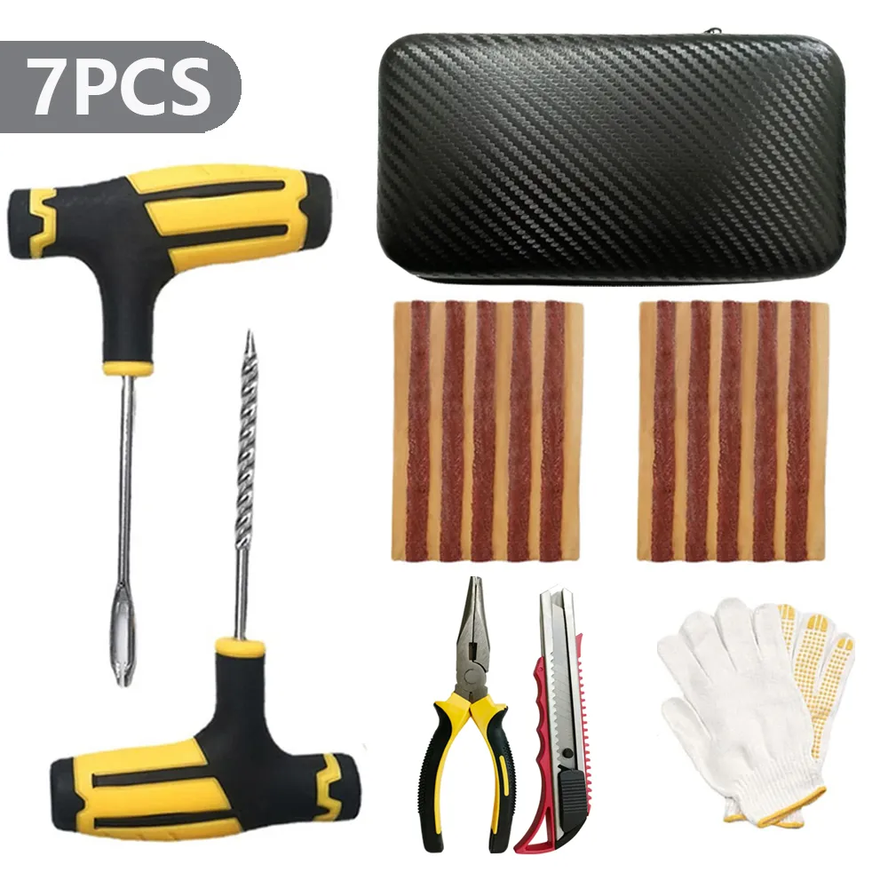 Car Repair Tool Kit Emergency Tubeless Tire