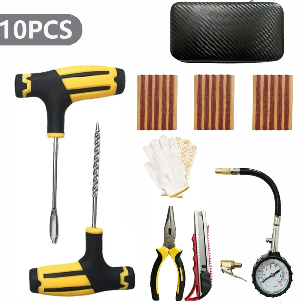 Car Repair Tool Kit Emergency Tubeless Tire